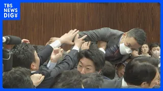 【速報】れいわ・山本太郎代表の懲罰動議提出　入管法改正案採決時などで議員らにけがさせる｜TBS NEWS DIG