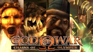 God of War: Chains of Olympus | Todos los jefes | All bosses | Español | 1080p gameplay