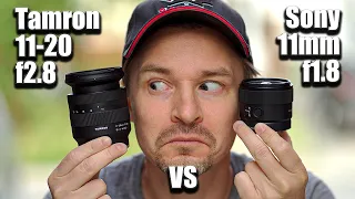 Sony 11mm 1.8 vs Tamron 11-20mm f2.8 with the ZV-E10