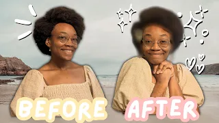 Giving my Afro a GLOWUP thanks to Crochet