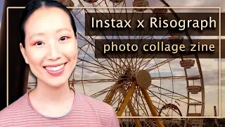 Instax Risograph Zine | No Photoshop | Photography Collage Tutorial