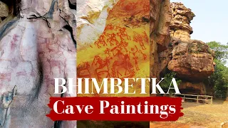 15000 Year Old Art : Rock Shelters of Bhimbetka  / World Heritage Site