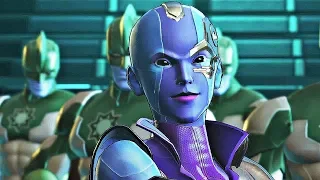 Marvel Ultimate Alliance 3 - Nebula Boss Fight (1080p 60fps)