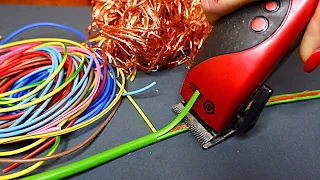 The best SOLUTIONS for quickly REMOVING insulation from WIRES | Top 4 simple ideas.