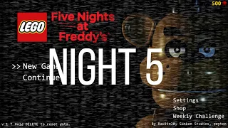 Playing LEGO FNAF NIGHT 5