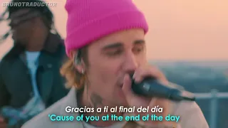 Justin Bieber - Somebody (Lyrics + Español) Live