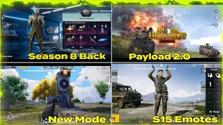 Pubg Mobile Season 15 Crates , New Ace Union Mode , S15 Emotes , Payload 2.0 Leaks