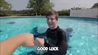 MR BEAST[24 Hour Under Water Challenge]