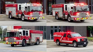Richmond Fire Rescue - Engine 1, Rescue 1, & Battalion 1 Responding