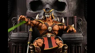 Shao Kahn with Throne Mortal Kombat MK9 2011 Storm Collectibles Figure Review