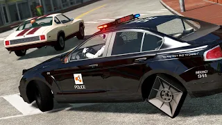 Dummy vs. The Stig: Police Getaway 2 | BeamNG.drive