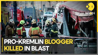 Russian military blogger killed in St Petersburg cafe blast | Latest News | English News | WION
