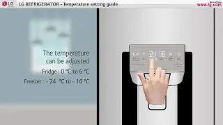 [LG Refrigerators] Temperature Setting Guide