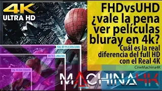 FHD vs UHD ¿VALE LA PENA VER PELICULAS EN 4K? CUAL ES LA REAL DIFERENCIA DEL FULL HD CON EL 4K