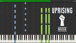 Uprising - Muse [Intermediate Piano Tutorial] - Sheet Music Available