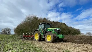 ZACZYNAMY ORKĘ!! JOHN DEERE 6190R&KVERNELAND ES110 Czy będzie pierwsza wtopa w sezonie ?!