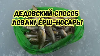 Река Дон!ЗИМНЯЯ РЫБАЛКА!Дедовский способ ловли на КРЕСТЫ!