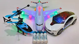 3D Lights Airbus A380 and 3D Lights Rc Car | Airbus A380 | helicopter | aeroplane | airplane | rccar