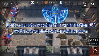 [Arknights WIP] Lore accurate Mostima in unusual Annihilation 12 with plot twist