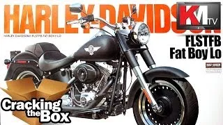 Unboxing Tamiya's 1/6 Harley Davidson FLSTFB Fat Boy Lo