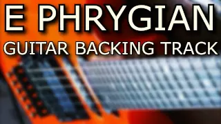 E Phrygian Guitar Backing Track // Metal