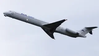 MADDOG | ALK Airlines | LZ-DEO | MD-82 at Liverpool Airport | RWY09 | Departure