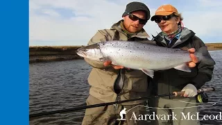 Sea trout fishing at Kau Tapen & Villa Maria Lodges on the Rio Grande, (TDF) Argentina.