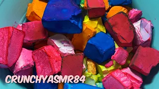 Dyed Gym Chalk Cubes | ASMR | Sleep Aid | Oddly Satisfying