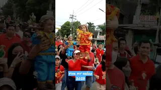 Happy Feast Day Senior Sto Niño..#VivaPitSeñor #StoNiño #lifewithatoddler #FeastDay #parade