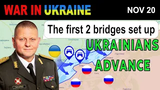 20 Nov: NICE. Ukrainians SET UP PONTOON BRIDGES FOR OFFENSIVE OPERATION | War in Ukraine Explained