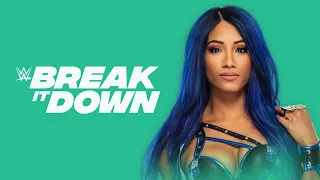 Sasha Banks recalls epic Falls Count Anywhere Match with Charlotte Flair: WWE Break It Down