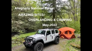 S4:E3 EPIC CAMPSITES -JEEP OVERLANDING & CAMPING - ALLEGHENY NATIONAL FOREST - GAZELLE T4 TENT