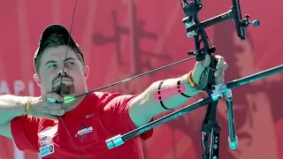 Brady Ellison v Oh Jin Hyek – recurve men’s quarterfinal | Lausanne 2014 Archery World Cup Final