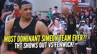 Most DOMINANT Simeon Basketball Team EVER?! Talen Horton-Tucker Shows Out Against Fenwick!