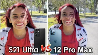 Samsung Galaxy S21 Ultra vs iPhone 12 Pro Max Camera Test