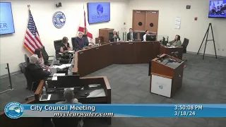 City of Clearwater - CRA / City Council Meeting - 3/18/24