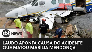 🔴 SBT News na TV | Laudo aponta causa do acidente que matou Marília Mendonça