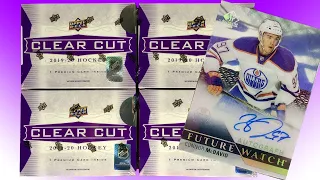 Opening 4 More Boxes of 19/20 Upper Deck Clear Cut Hockey