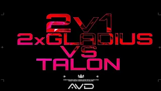 2v1 - 2xGladius v Talon | #PVP #StarCitizen #AshVsDarko