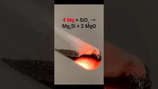 Flammable Gas from Sand - Amazing Chemical Reactions!🔥🧪