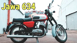 Мотоцикл Ява 634/Jawa 634 от мотоателье Ретроцикл.