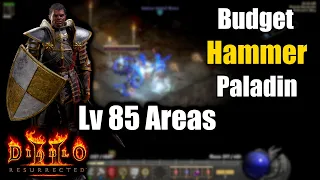 Budget Hammer Paladin Gameplay Level 85 Areas - Hammerdin Diablo 2 Resurrected 1440p