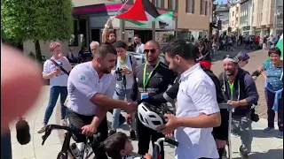 Coppa del mondo di paraciclismo a Maniago: la corsa di una squadra palestinese