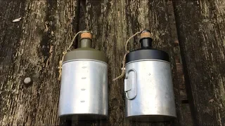 Swiss Army M32 WW2 Era Canteen and Lunch.