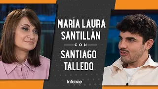 Santiago Talledo con María Laura Santillán