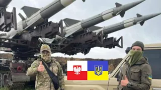 Polish S-125 surface-to-air missile spotted on Ukrainian troops