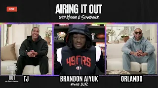 Brandon Aiyuk REACTS To Jimmy G Broken Foot & Win Against Tua and Miami Dolphins | Airing It Out