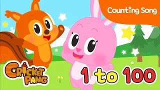 Counting Song | Counting to 100 | 1-100 | CricketPang Songs for Kids