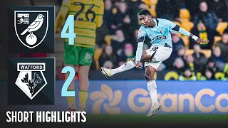 Norwich City 4-2 Watford | Short Highlights