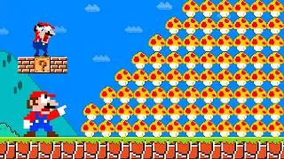 Can Mario and Tiny Luigi Collect 999 Mega Mushrooms in New Super Mario Bros.Wii??? | MARIO HP 2